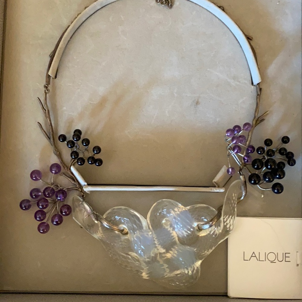 Rare Lalique serpent collier